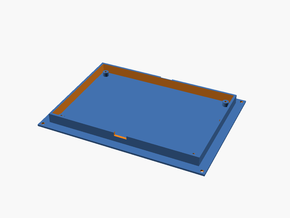 3D-printed controller mounting tray